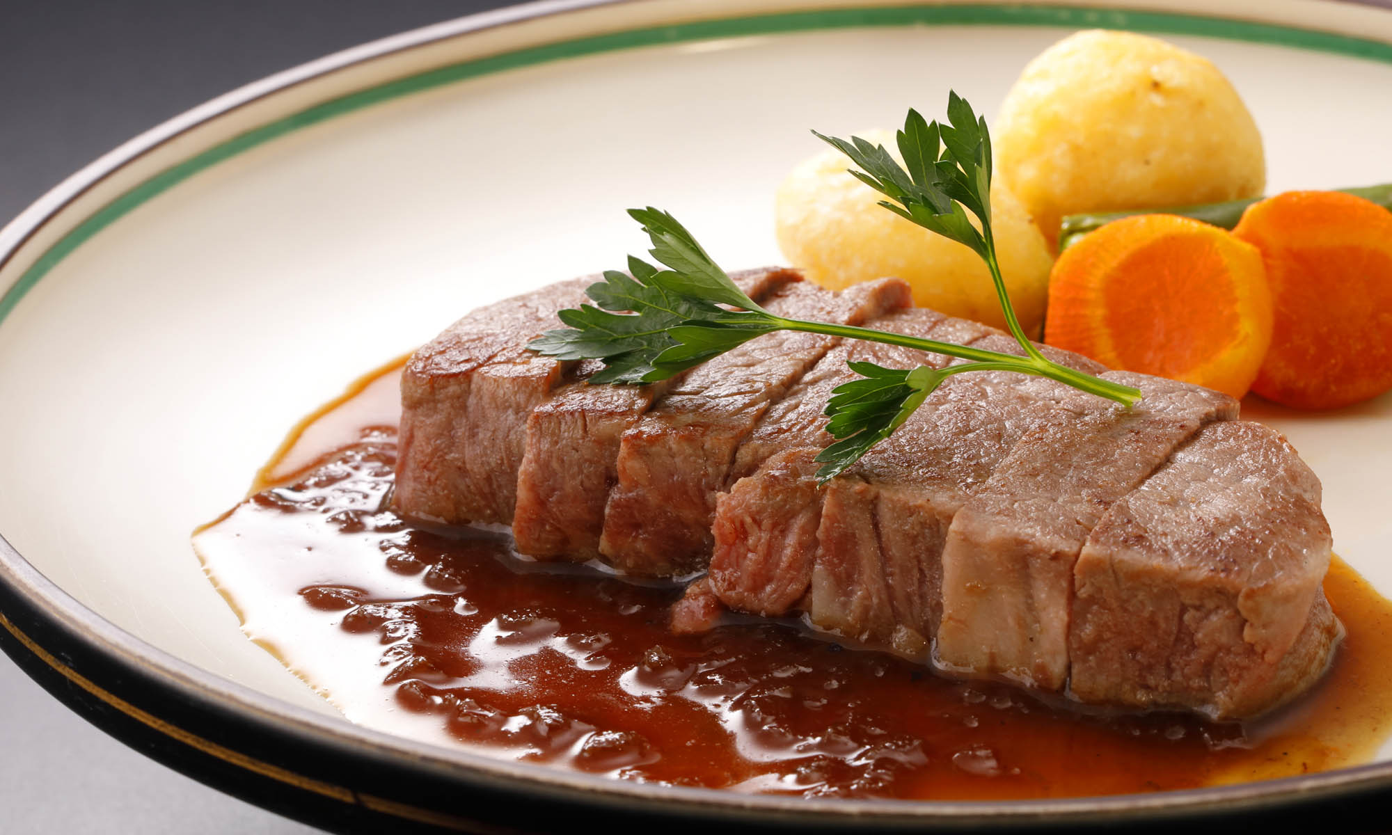 Kagoshima prefecture Japanese black beef fillet steak